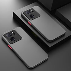 Silicone Transparent Frame Case Cover P01 for Xiaomi Mi 13T Pro 5G Black