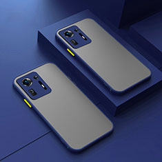 Silicone Transparent Frame Case Cover P01 for Xiaomi Mi Mix 4 5G Blue