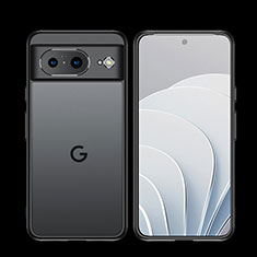 Silicone Transparent Frame Case Cover WL1 for Google Pixel 8 5G Black