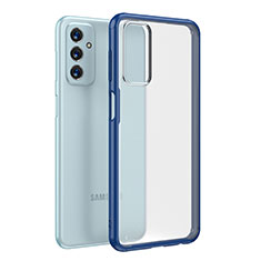 Silicone Transparent Frame Case Cover WL1 for Samsung Galaxy F23 5G Blue