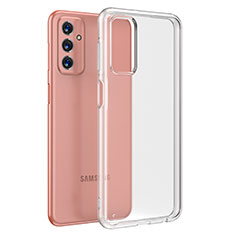 Silicone Transparent Frame Case Cover WL1 for Samsung Galaxy M23 5G Clear