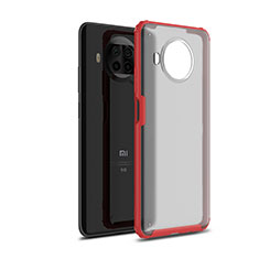 Silicone Transparent Frame Case Cover WL1 for Xiaomi Mi 10i 5G Red