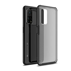 Silicone Transparent Frame Case Cover WL1 for Xiaomi Mi 10T 5G Black