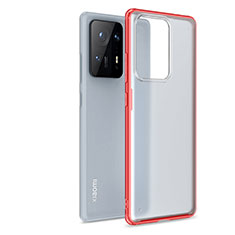 Silicone Transparent Frame Case Cover WL1 for Xiaomi Mi Mix 4 5G Red