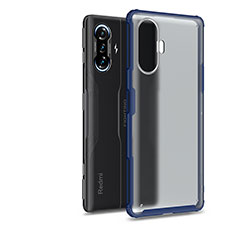 Silicone Transparent Frame Case Cover WL1 for Xiaomi Poco F3 GT 5G Blue