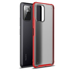 Silicone Transparent Frame Case Cover WL1 for Xiaomi Poco X3 GT 5G Red