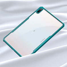 Silicone Transparent Mirror Frame Case Cover for Huawei MatePad Cyan