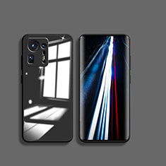 Silicone Transparent Mirror Frame Case Cover for Xiaomi Mi Mix 4 5G Black
