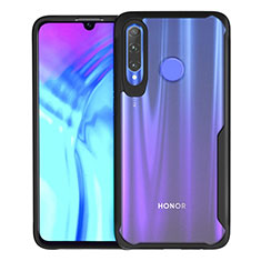 Silicone Transparent Mirror Frame Case Cover H02 for Huawei P Smart+ Plus (2019) Black