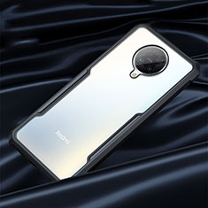Silicone Transparent Mirror Frame Case Cover H02 for Xiaomi Poco F2 Pro Black