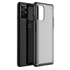 Silicone Transparent Mirror Frame Case Cover M01 for OnePlus 8T 5G Black