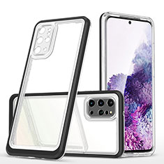 Silicone Transparent Mirror Frame Case Cover MQ1 for Samsung Galaxy S20 Plus Black