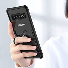 Silicone Transparent Mirror Frame Cover for Samsung Galaxy S10 5G Black
