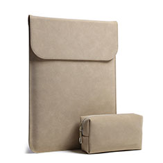 Sleeve Velvet Bag Case Pocket for Apple MacBook Air 13 inch Brown