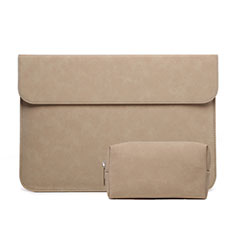 Sleeve Velvet Bag Case Pocket S01 for Huawei Honor MagicBook Pro (2020) 16.1 Brown