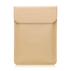 Sleeve Velvet Bag Leather Case Pocket for Samsung Galaxy Book S 13.3 SM-W767 Gold