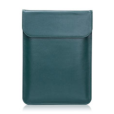 Sleeve Velvet Bag Leather Case Pocket for Samsung Galaxy Book S 13.3 SM-W767 Green