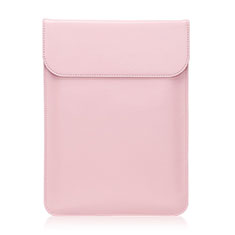 Sleeve Velvet Bag Leather Case Pocket for Samsung Galaxy Book S 13.3 SM-W767 Pink
