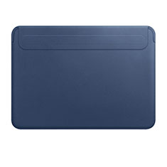Sleeve Velvet Bag Leather Case Pocket L01 for Apple MacBook 12 inch Blue