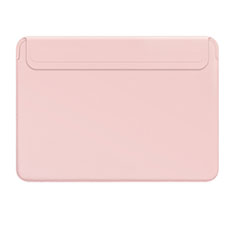 Sleeve Velvet Bag Leather Case Pocket L01 for Apple MacBook 12 inch Pink