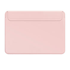 Sleeve Velvet Bag Leather Case Pocket L01 for Apple MacBook Air 11 inch Pink