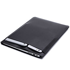 Sleeve Velvet Bag Leather Case Pocket L01 for Huawei Matebook X Pro (2020) 13.9 Black