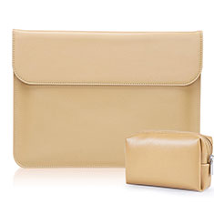 Sleeve Velvet Bag Leather Case Pocket L01 for Samsung Galaxy Book Flex 13.3 NP930QCG Gold