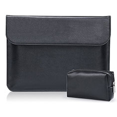 Sleeve Velvet Bag Leather Case Pocket L01 for Samsung Galaxy Book Flex 15.6 NP950QCG Black