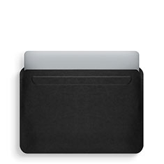 Sleeve Velvet Bag Leather Case Pocket L02 for Apple MacBook 12 inch Black