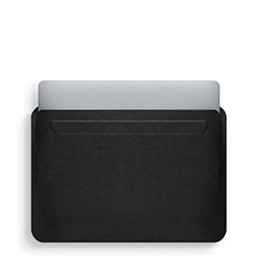 Sleeve Velvet Bag Leather Case Pocket L02 for Apple MacBook Pro 15 inch Black