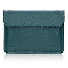 Sleeve Velvet Bag Leather Case Pocket L02 for Huawei Honor MagicBook 15 Green