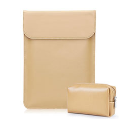 Sleeve Velvet Bag Leather Case Pocket L02 for Samsung Galaxy Book Flex 13.3 NP930QCG Gold