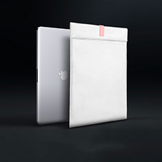 Sleeve Velvet Bag Leather Case Pocket L03 for Apple MacBook 12 inch White