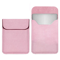 Sleeve Velvet Bag Leather Case Pocket L03 for Samsung Galaxy Book Flex 15.6 NP950QCG Pink