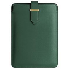 Sleeve Velvet Bag Leather Case Pocket L04 for Apple MacBook 12 inch Green