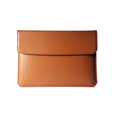 Sleeve Velvet Bag Leather Case Pocket L05 for Apple MacBook Pro 13 inch (2020) Orange