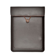 Sleeve Velvet Bag Leather Case Pocket L09 for Apple MacBook Air 13.3 inch (2018) Brown