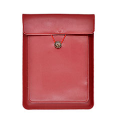 Sleeve Velvet Bag Leather Case Pocket L09 for Apple MacBook Pro 13 inch (2020) Red
