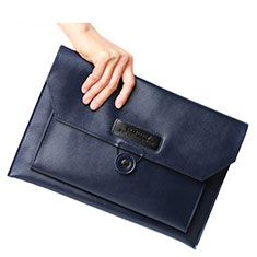 Sleeve Velvet Bag Leather Case Pocket L12 for Apple MacBook 12 inch Blue