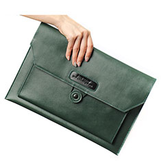 Sleeve Velvet Bag Leather Case Pocket L12 for Apple MacBook Air 13.3 inch (2018) Green