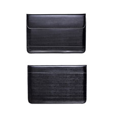 Sleeve Velvet Bag Leather Case Pocket L14 for Apple MacBook 12 inch Black