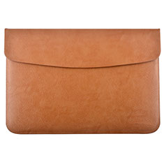 Sleeve Velvet Bag Leather Case Pocket L15 for Apple MacBook Air 13 inch (2020) Orange