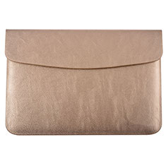 Sleeve Velvet Bag Leather Case Pocket L15 for Apple MacBook Pro 13 inch (2020) Gold
