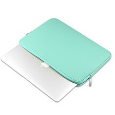 Sleeve Velvet Bag Leather Case Pocket L16 for Apple MacBook Air 13.3 inch (2018) Green