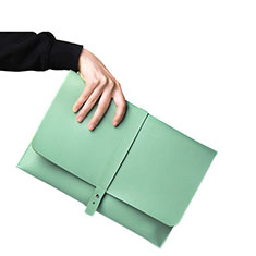 Sleeve Velvet Bag Leather Case Pocket L18 for Apple MacBook 12 inch Cyan