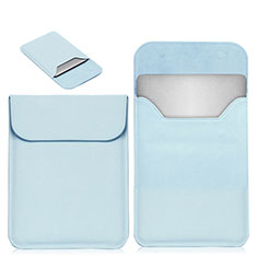 Sleeve Velvet Bag Leather Case Pocket L19 for Apple MacBook Air 11 inch Sky Blue