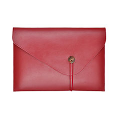 Sleeve Velvet Bag Leather Case Pocket L22 for Apple MacBook Air 13.3 inch (2018) Red