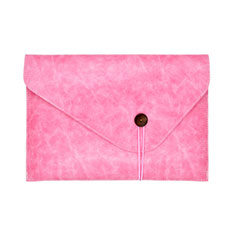 Sleeve Velvet Bag Leather Case Pocket L23 for Apple MacBook Air 13.3 inch (2018) Pink