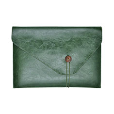 Sleeve Velvet Bag Leather Case Pocket L23 for Apple MacBook Pro 13 inch (2020) Green