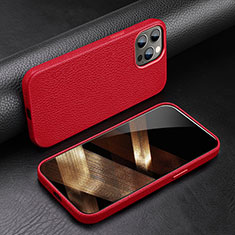 Soft Luxury Leather Snap On Case Cover A03 for Apple iPhone 14 Pro Max Red